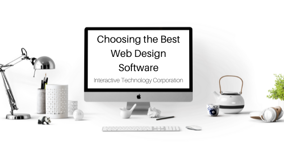 Itc Choosing The Best Web Design Software